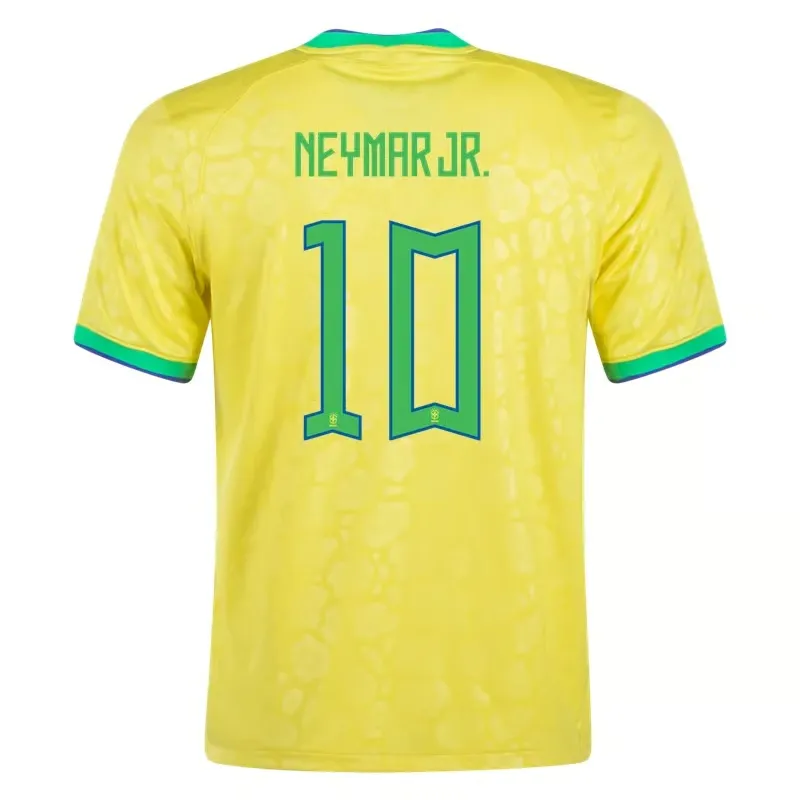 Neymar #10 Brazil Home Jersey World Cup 2022