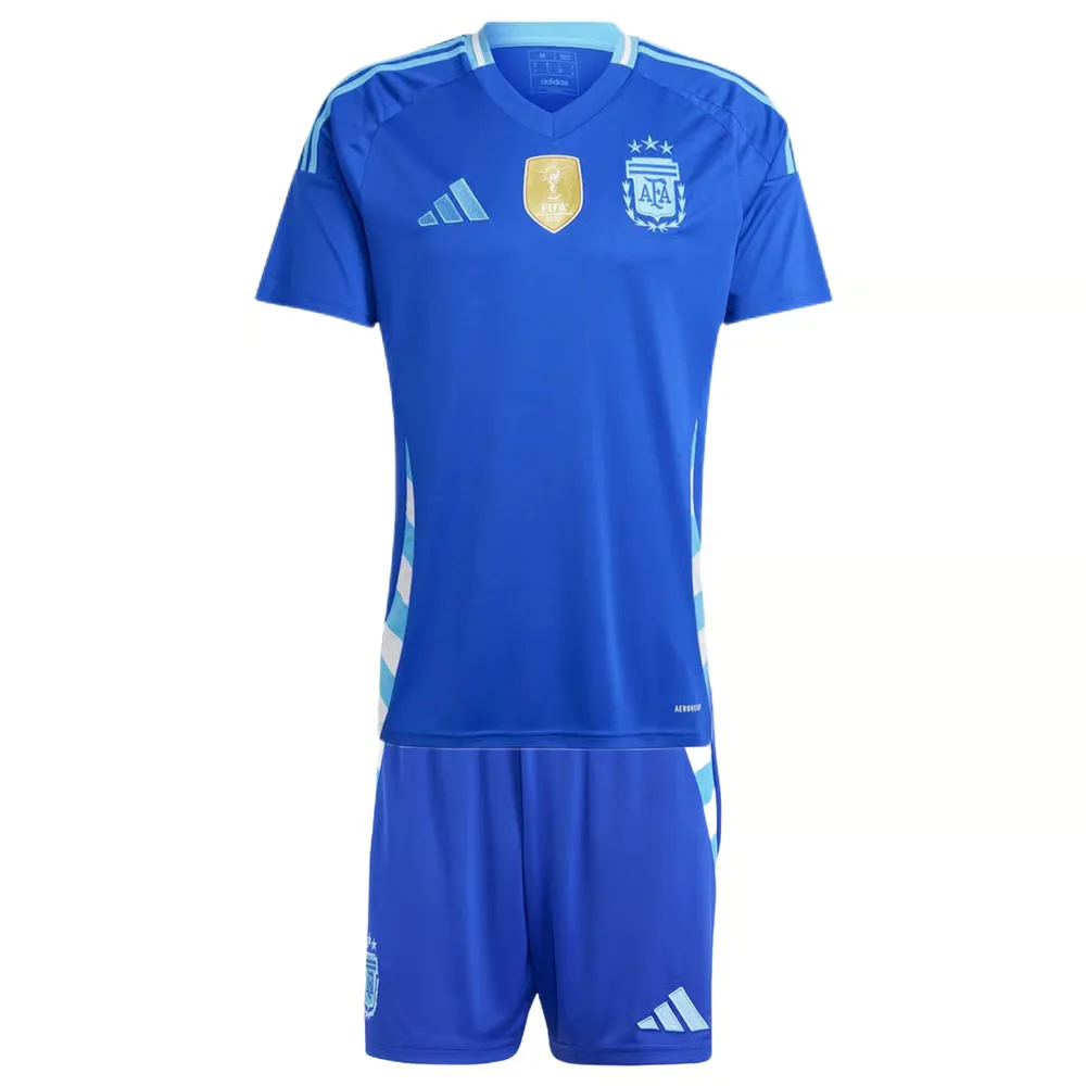 Kid's Argentina Away Jersey+Shorts Copa America 2024