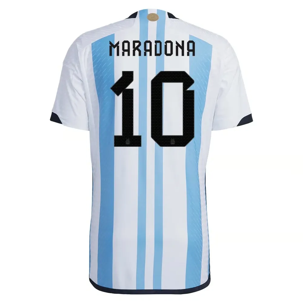 Diego Maradona #10 Argentina Home Jersey World Cup 2022