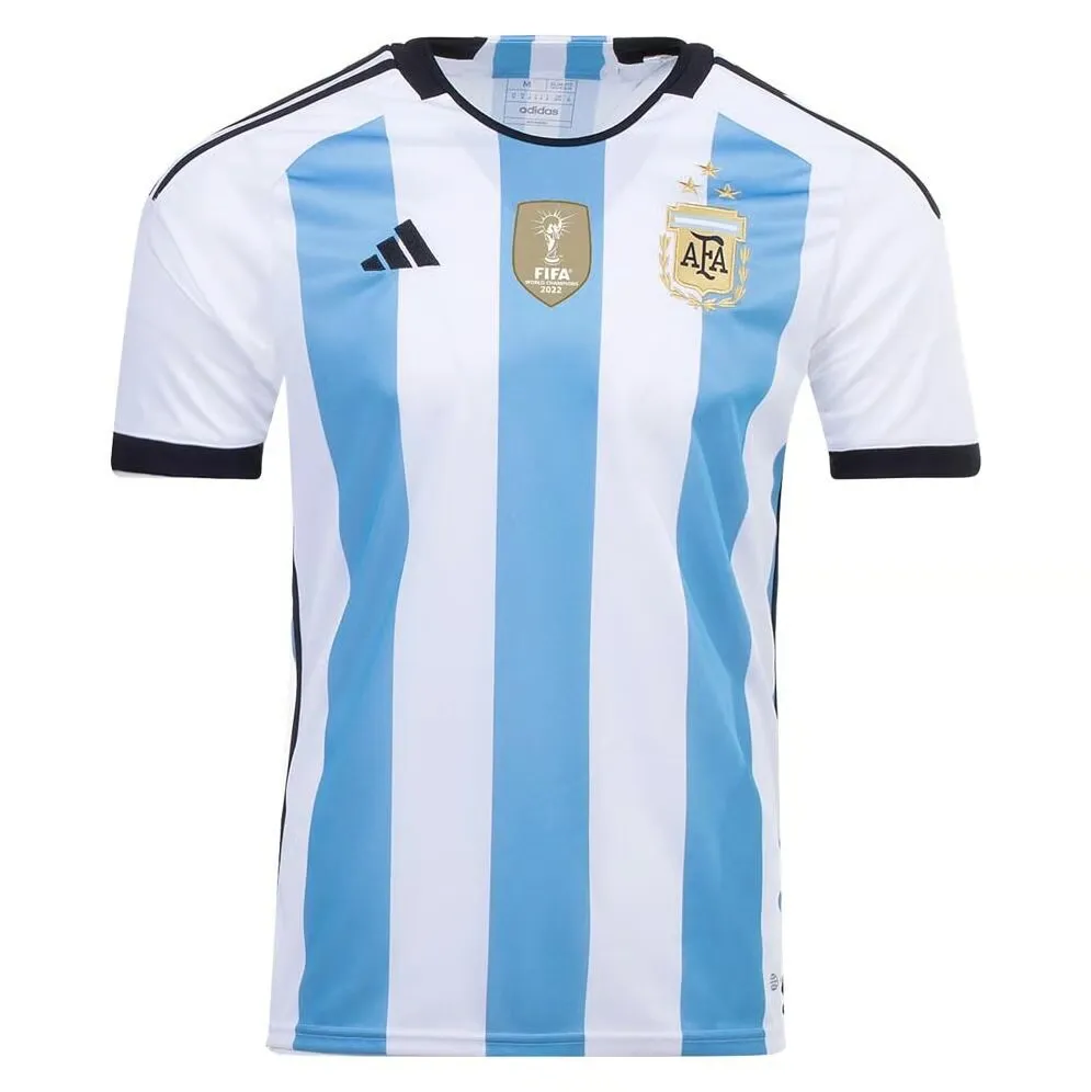 Argentina Champions Home Jersey World Cup 2022 - 3 Stars - Image 2