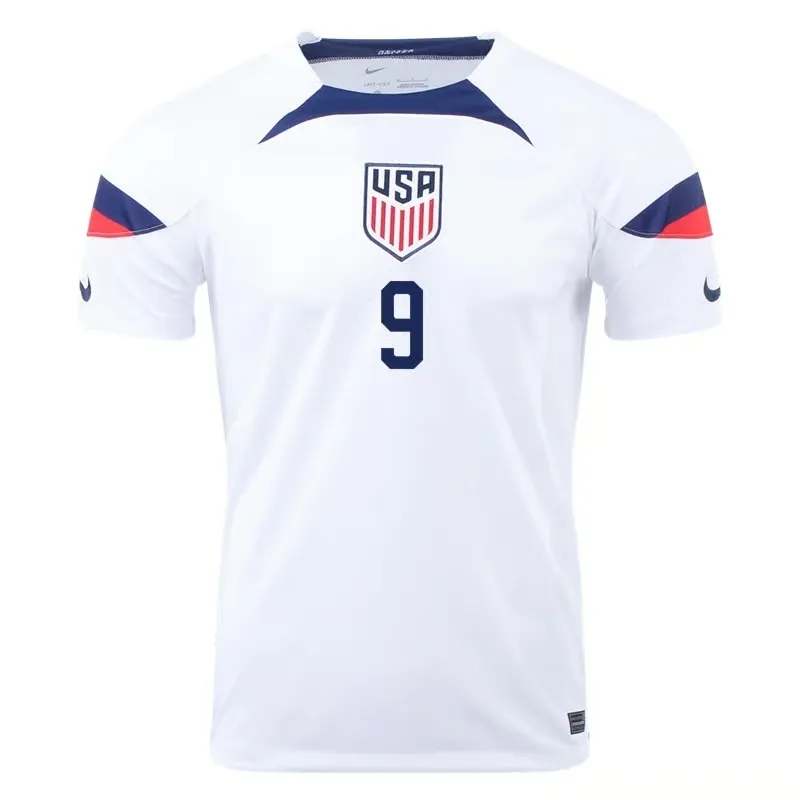 Ricardo Pepi #9 USMNT Home Jersey World Cup 2022 - Image 2