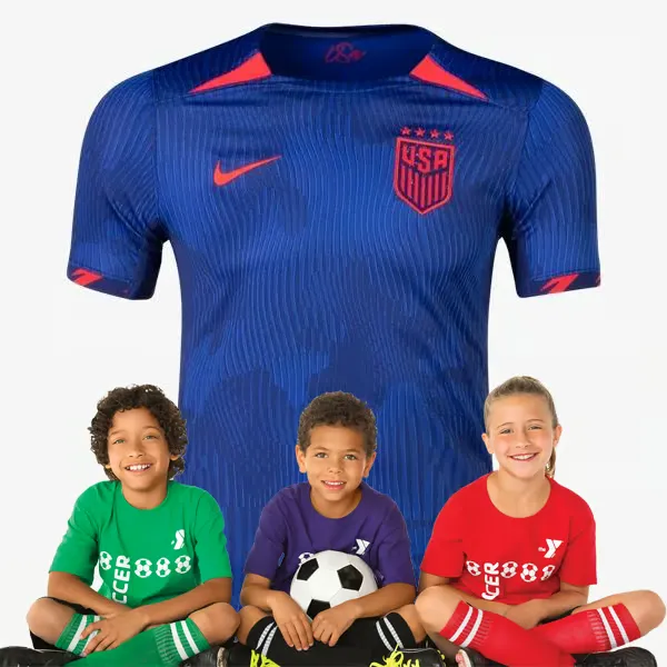 Kid's USA Away Jersey+Shorts 23/24