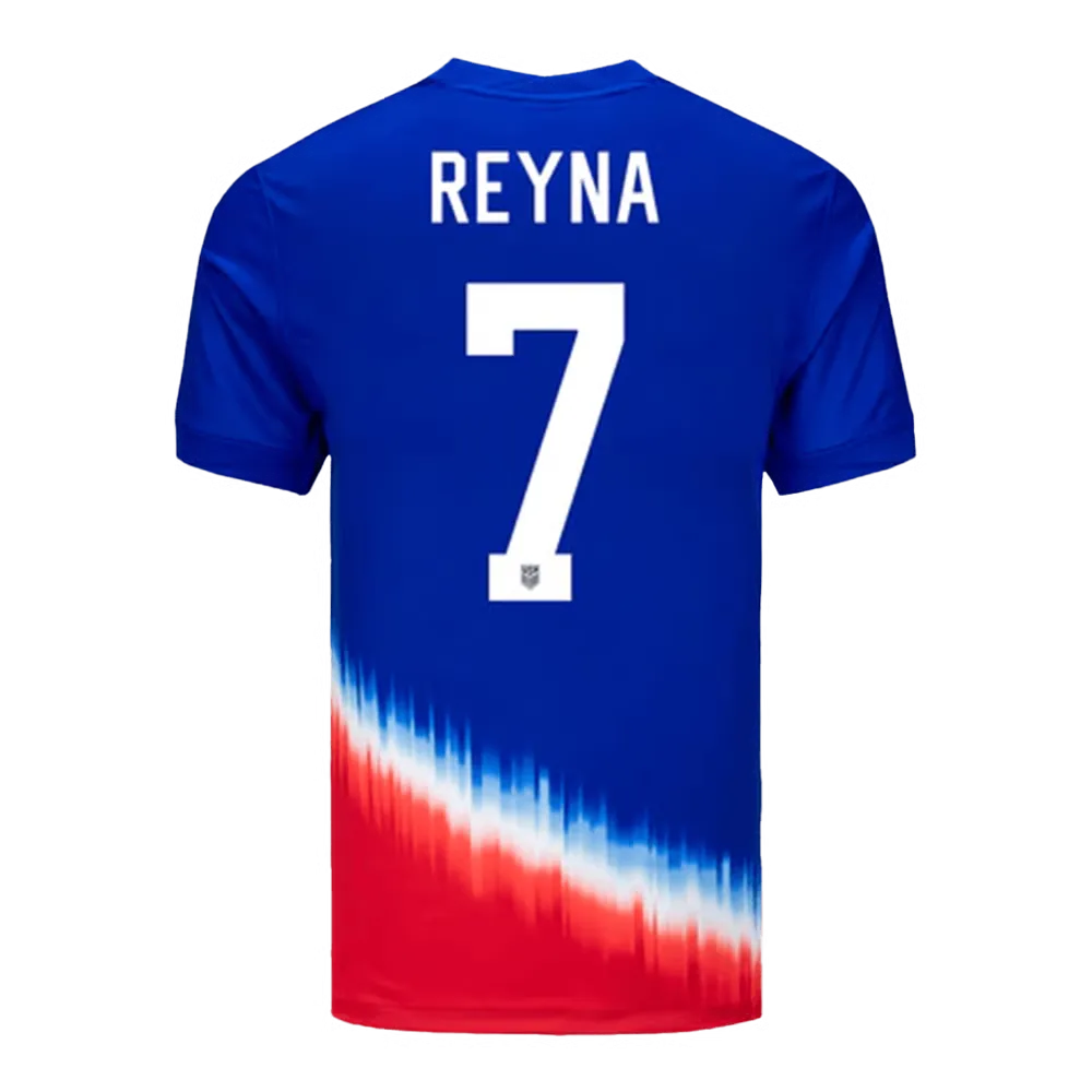 Giovanni Reyna #7 USMNT Away Jersey Copa America 2024
