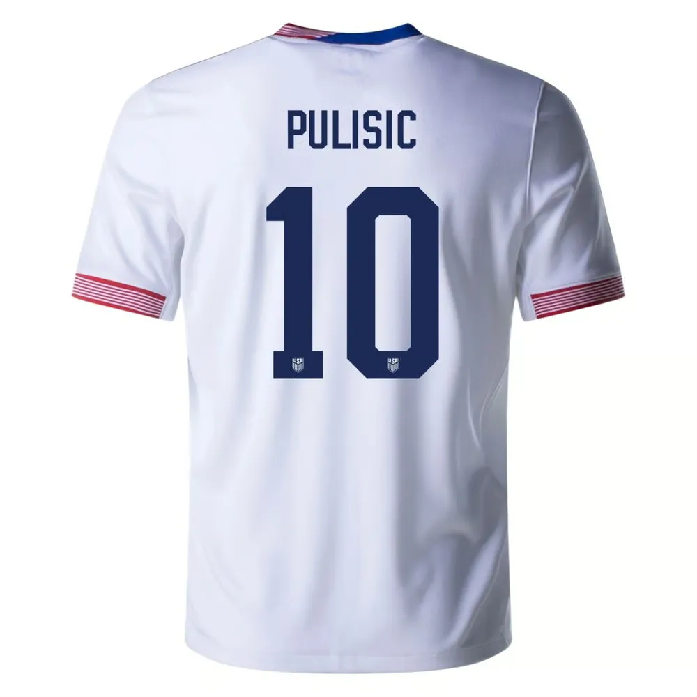 Christian Pulisic #10 USMNT Home Jersey Copa America 2024