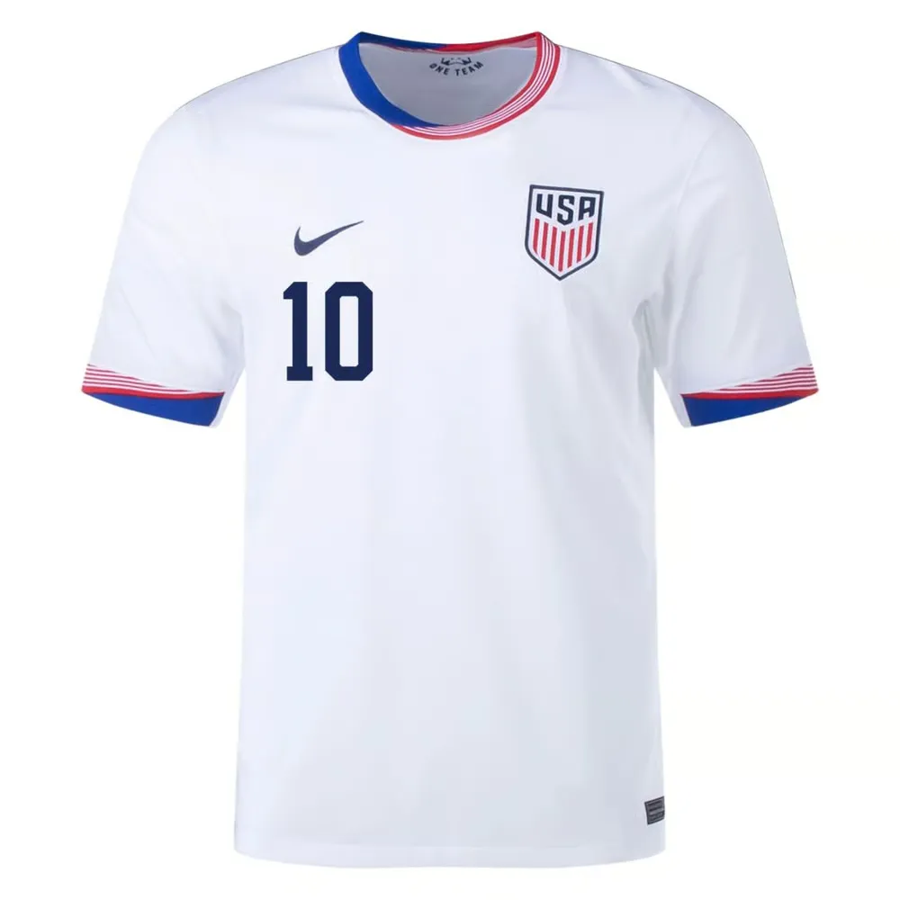 Christian Pulisic #10 USMNT Home Jersey Copa America 2024 - Image 2