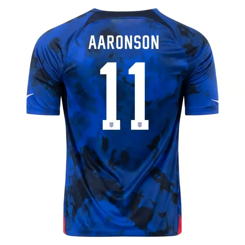 Brenden Aaronson #11 USMNT Away Jersey World Cup 2022