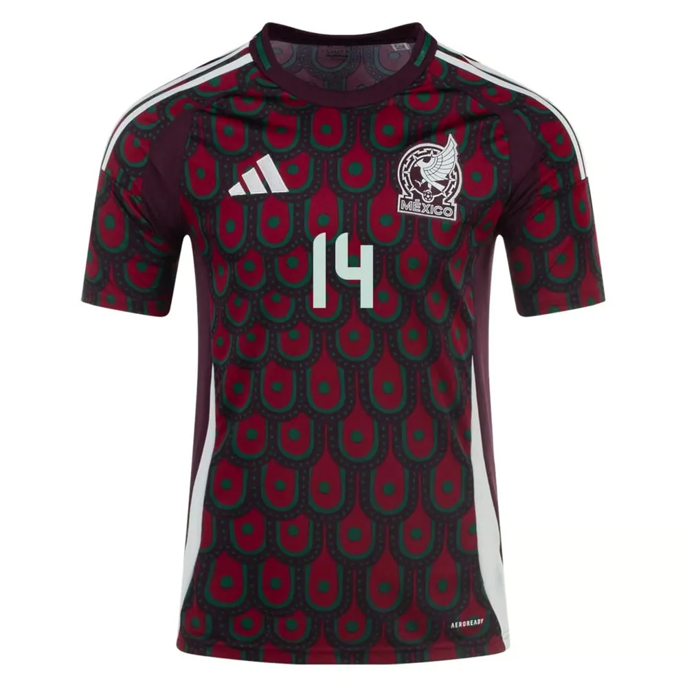 Javier Hernandez Chicharito #14 Mexico Home Jersey Copa America 2024 - Image 2