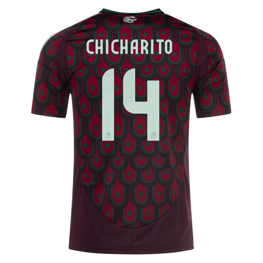 Javier Hernandez Chicharito #14 Mexico Home Jersey Copa America 2024