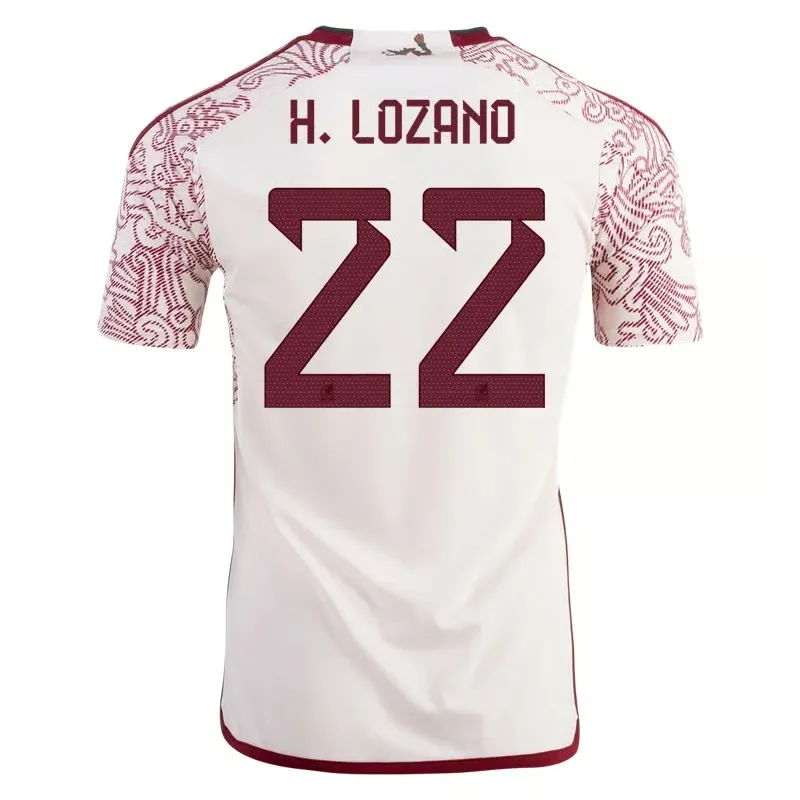 Hirving Lozano #22 Mexico Away Jersey World Cup 2022