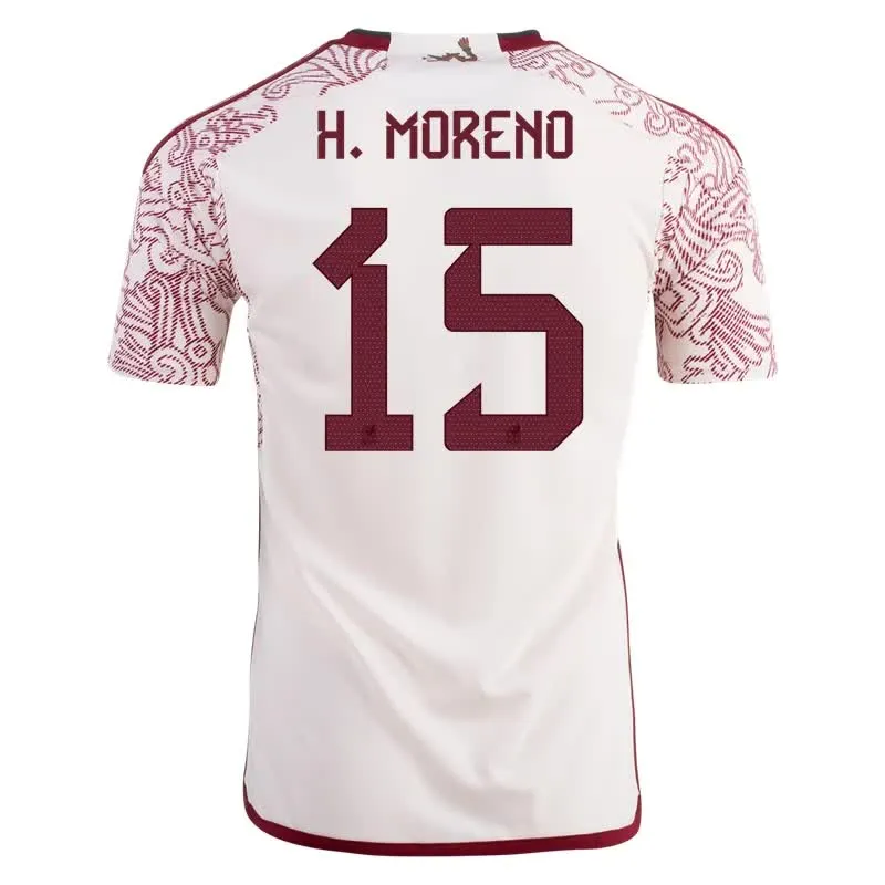 Hector Moreno #15 Mexico Away Jersey World Cup 2022