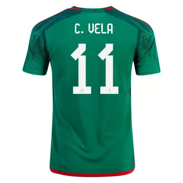 Carlos Vela #11 Mexico Home Jersey World Cup 2022