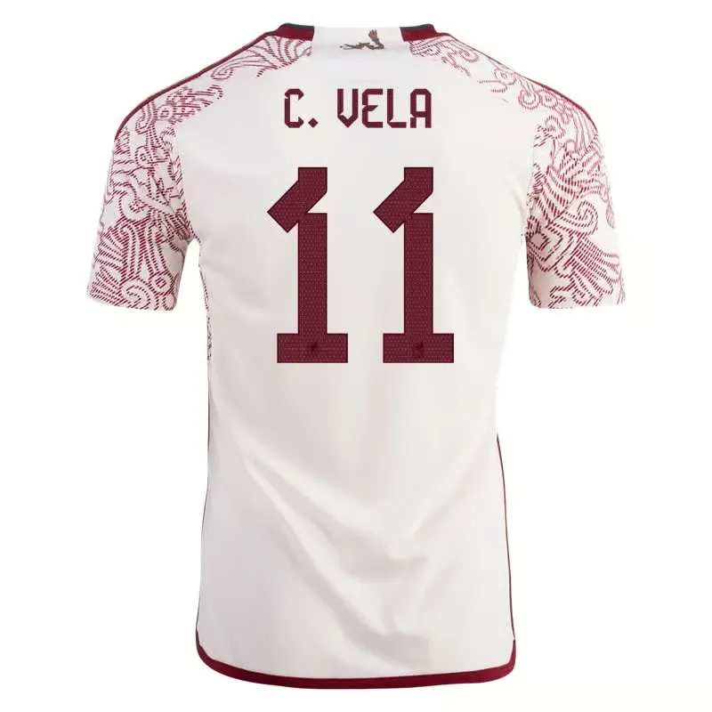 Carlos Vela #11 Mexico Away Jersey World Cup 2022