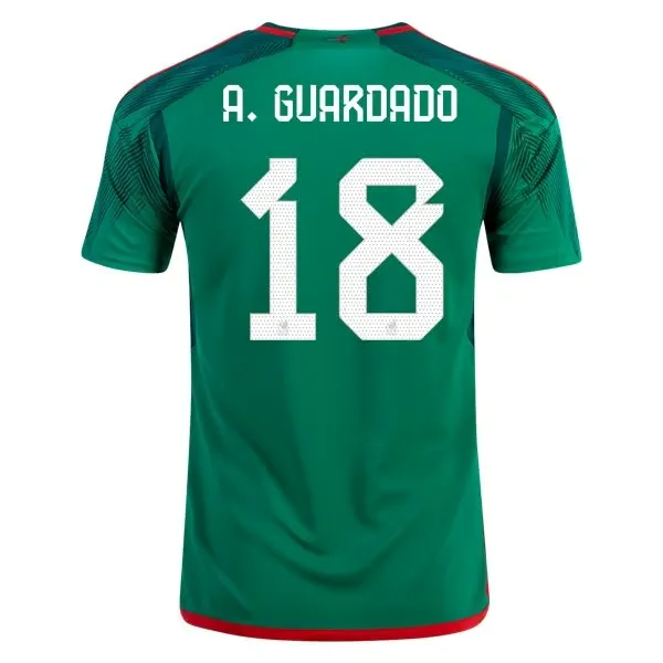 Andres Guardado #18 Mexico Home Jersey World Cup 2022