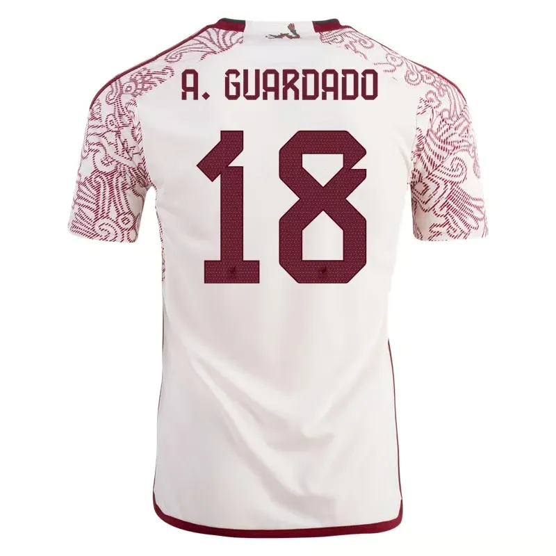 Andres Guardado #18 Mexico Away Jersey World Cup 2022