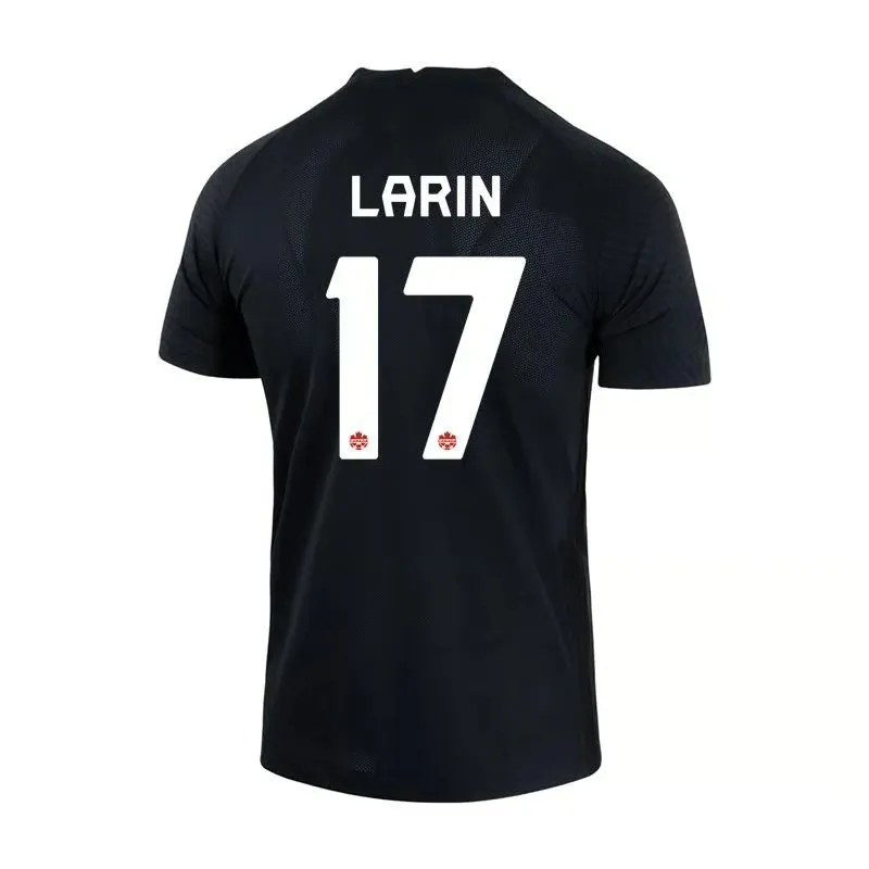 Cyle Larin #17 Canada Third Jersey World Cup 2022