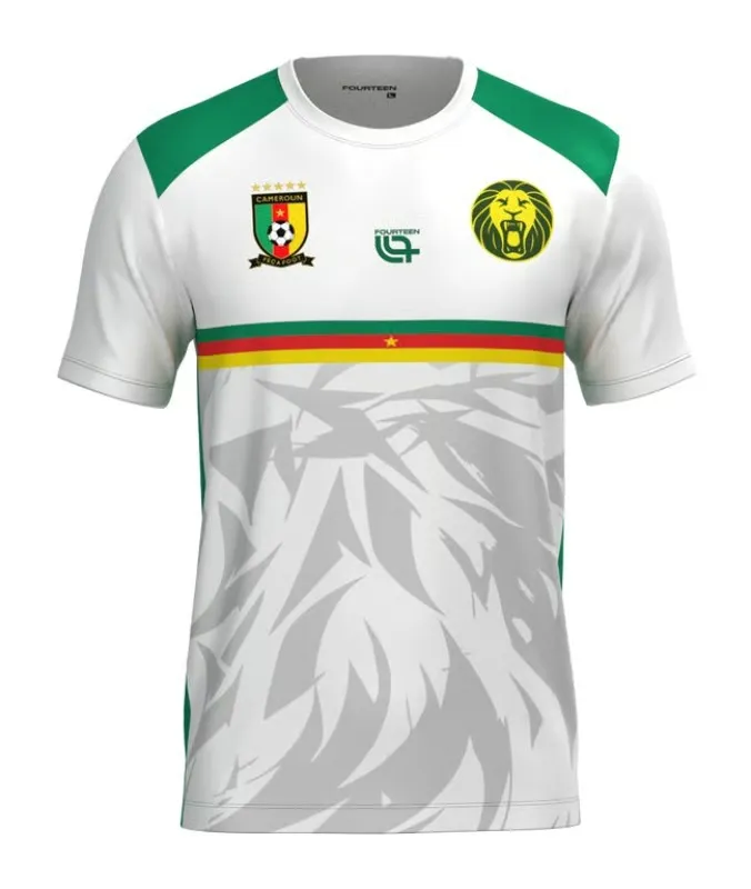 Kid's Cameroon 2025 Third Authentic Training Shirt - White