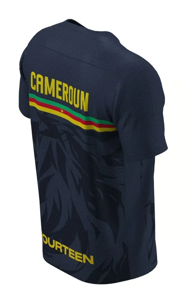 Kid's Cameroon 2025 Third Authentic Training Shirt - Navy - Image 2