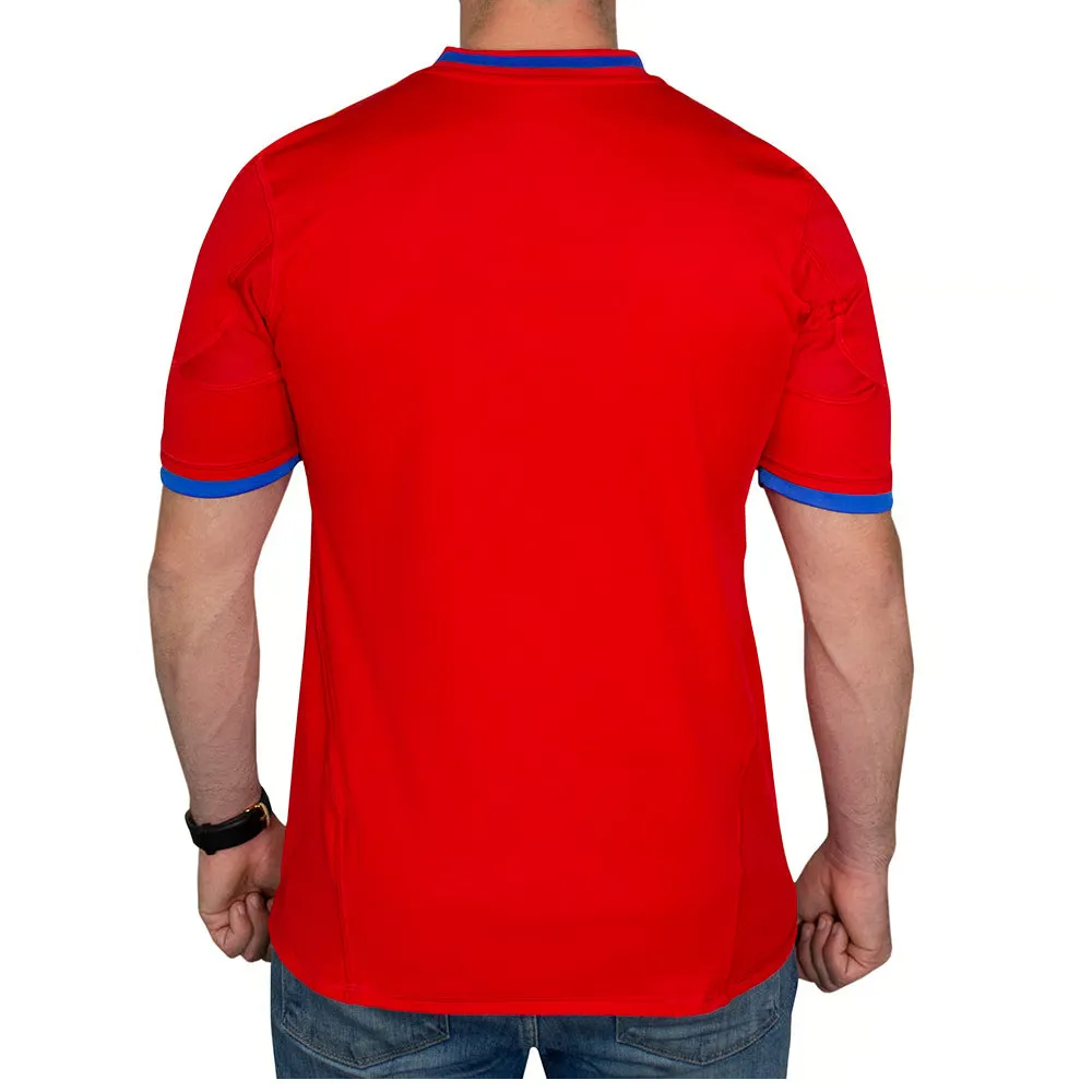 Men's Spain 2010 Retro World Cup Commemorative Shirt - Red - Image 2