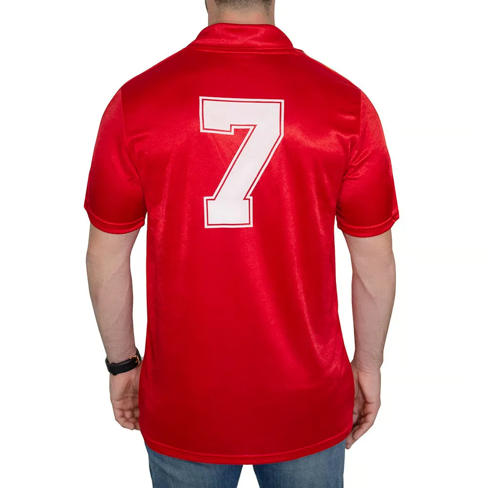 Men's Spain 1982 Retro World Shirt #7 - Image 2