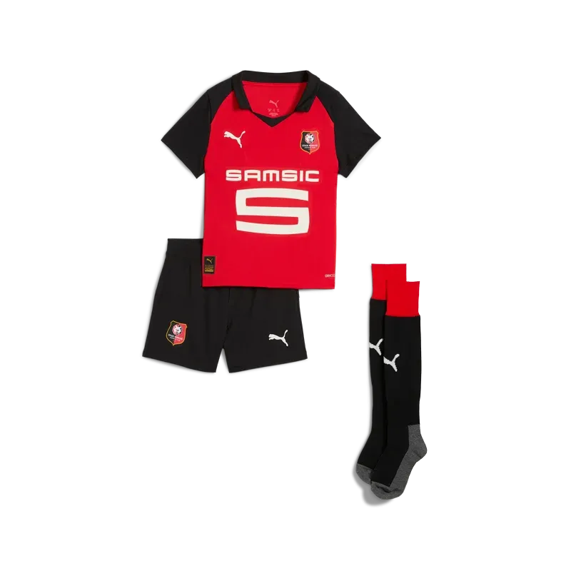 Kid's Rennes 2025/26 Home Kit