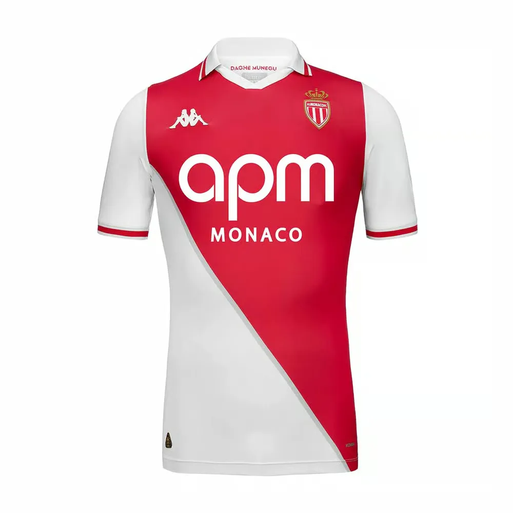 Men's AS Monaco 2024/25 Home Authentic Shirt