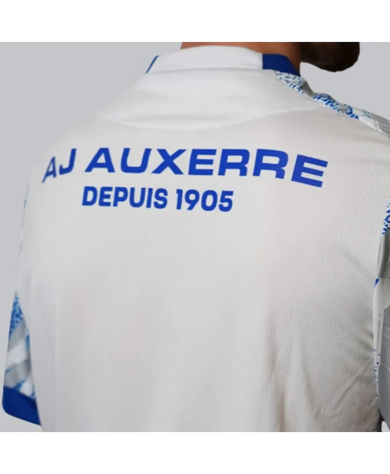 Women's AJ Auxerre 2025/26 Third Prematch Shirt - White - Image 2