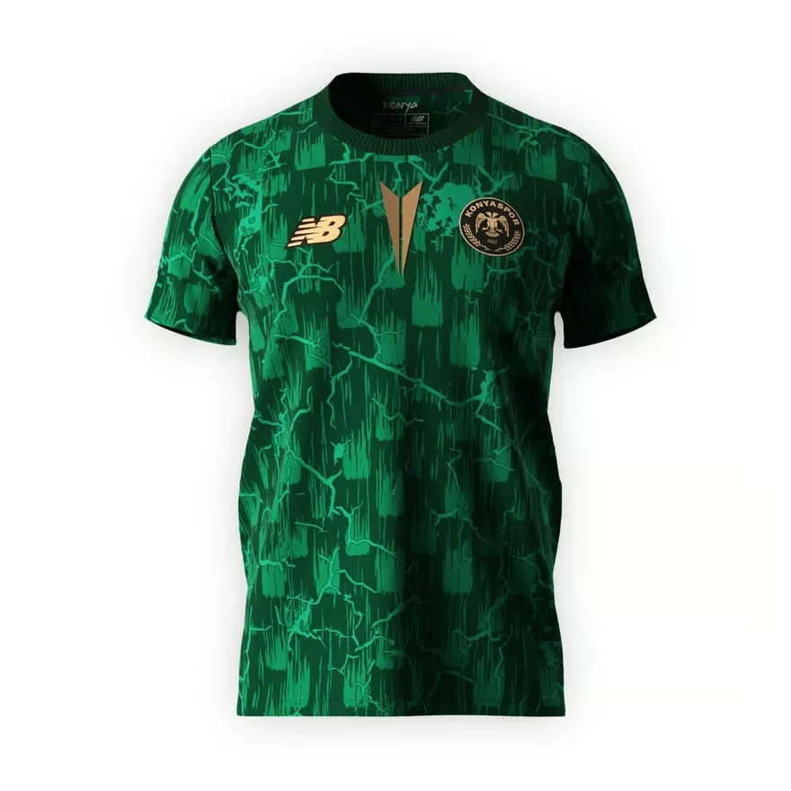 Men's Konyaspor 2024/25 Third Warm Up Shirt - Emerald