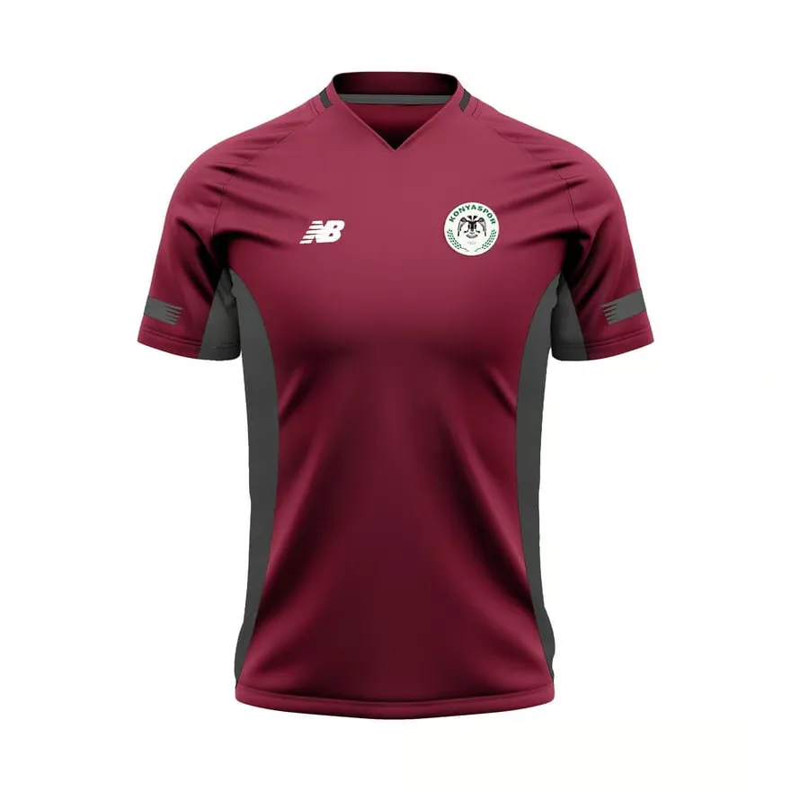 Men's Konyaspor 2024/25 Third Authentic Training Shirt - Maroon