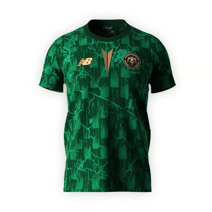 Kid's Konyaspor 2024/25 Third Warm Up Shirt - Emerald