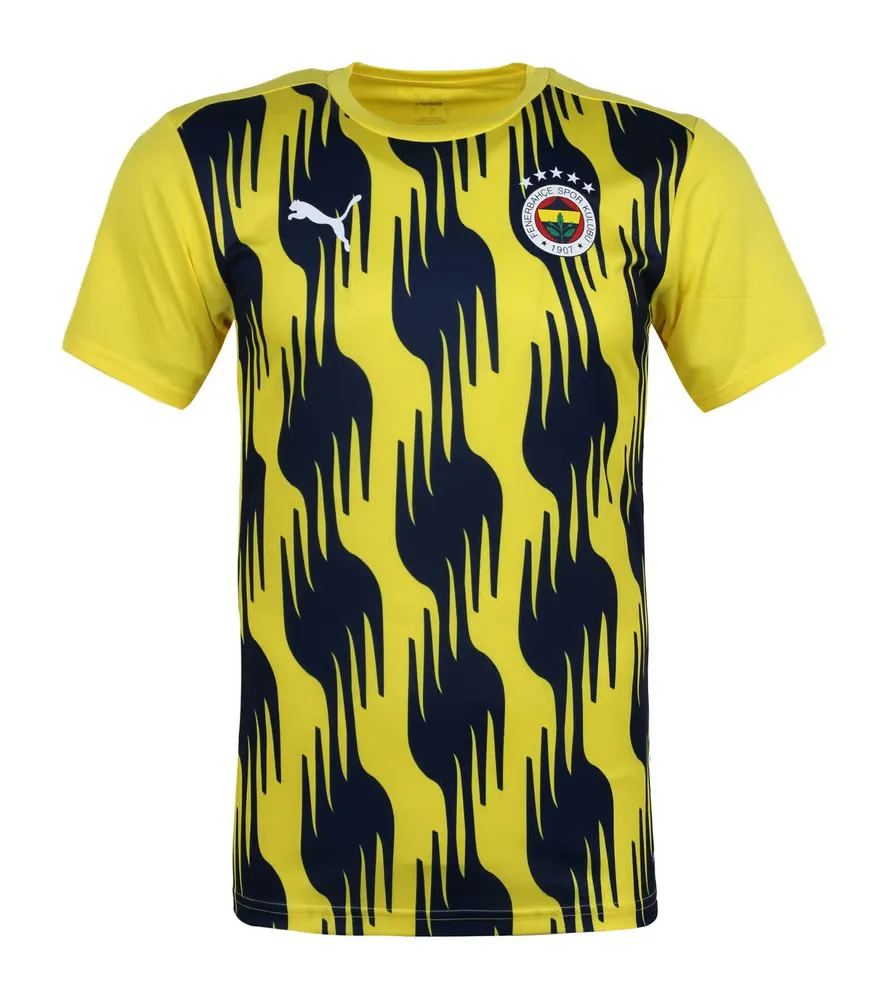 Kid's Fenerbahce 2024/25 Third Prematch Shirt - Yellow