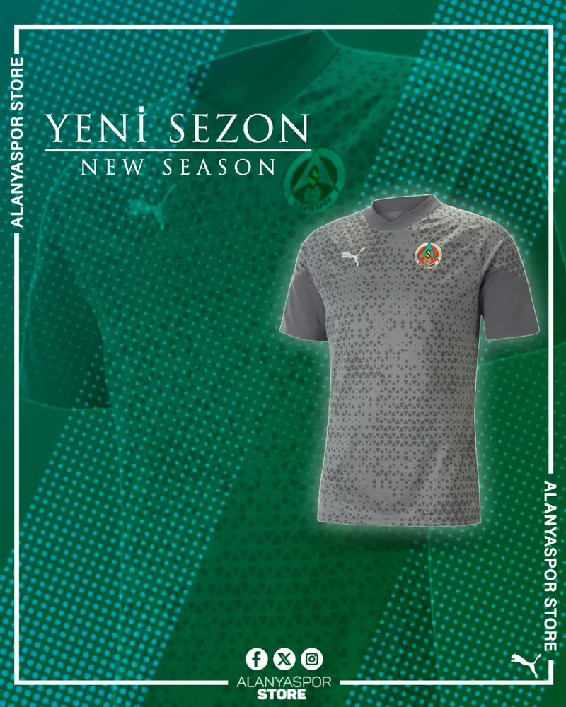Women's Alanyaspor 2024/25 Third Authentic Training Shirt - Dark Gray