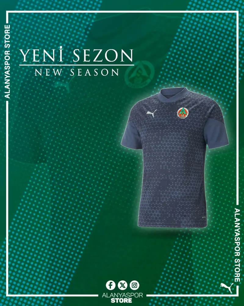 Men's Alanyaspor 2024/25 Third Authentic Training Shirt - Dark Blue