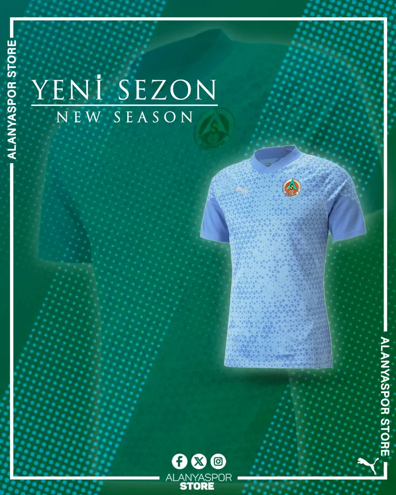 Men's Alanyaspor 2024/25 Third Authentic Training Shirt - Blue