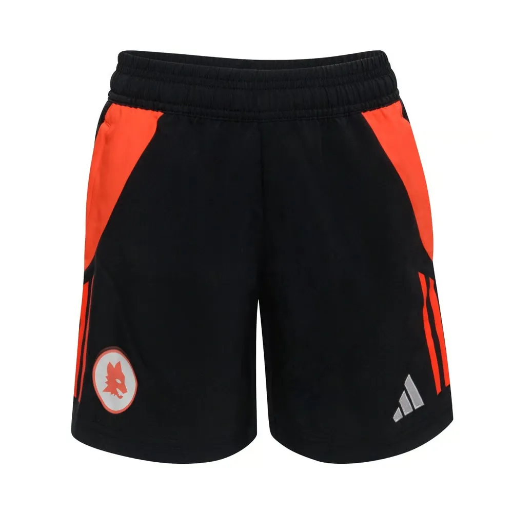 Kid's Roma Third Authentic Training Shorts - Black
