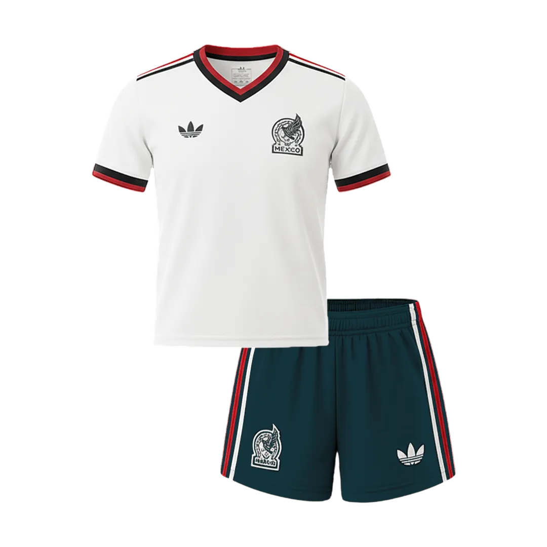 Mexico Away World Cup Kids Soccer Jerseys Kit 2026