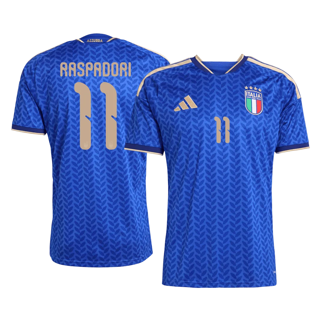 RASPADORI #11 Italy Home Soccer Jersey World Cup 2026