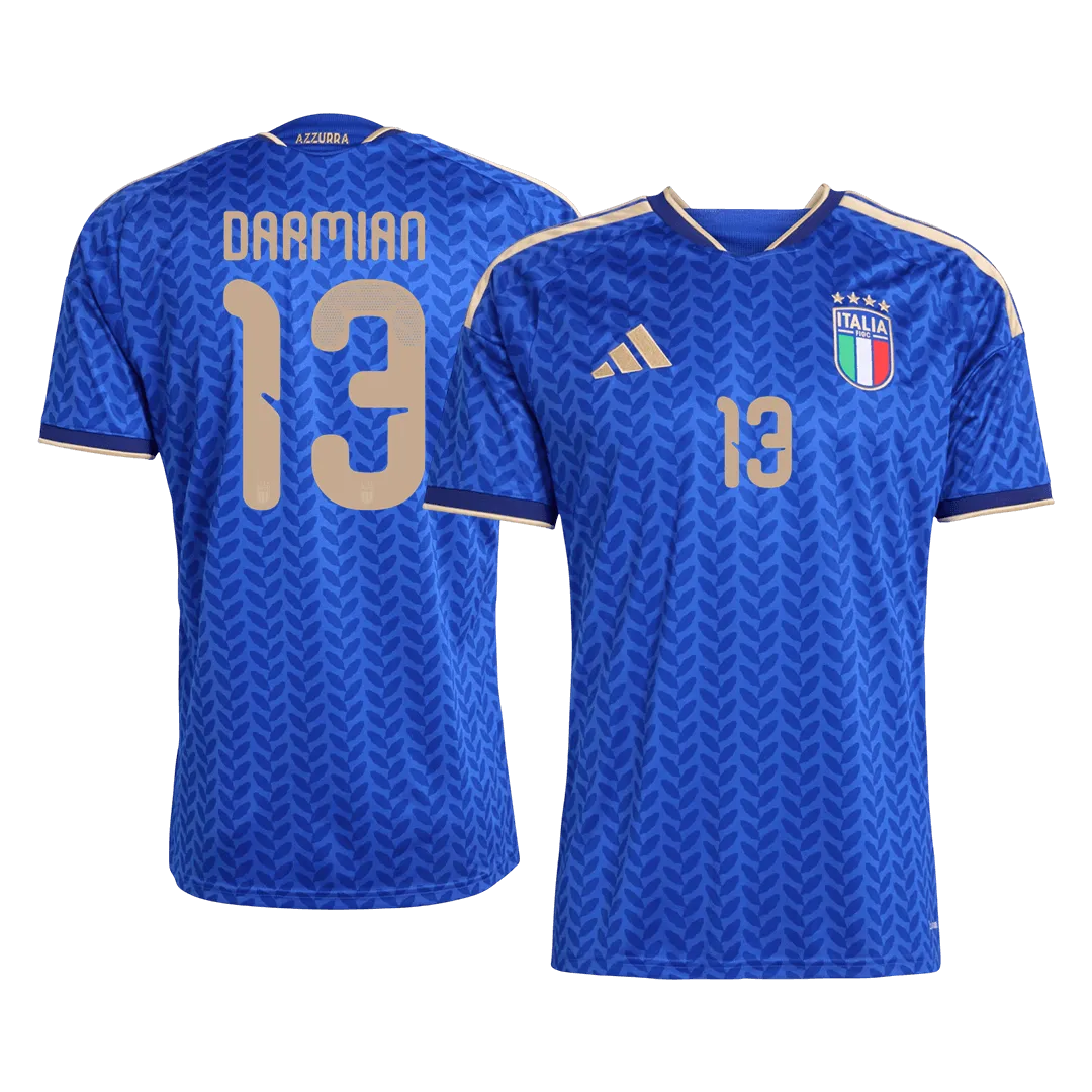 DARMIAN #13 Italy Home Soccer Jersey World Cup 2026