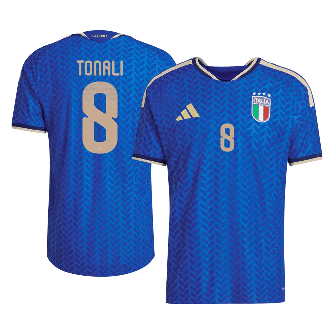 TONALI #8 Italy Home Player Version Jersey World Cup 2026