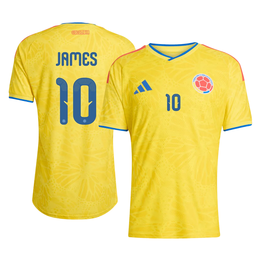 JAMES #10 Colombia Home Player Version Jersey World Cup 2026