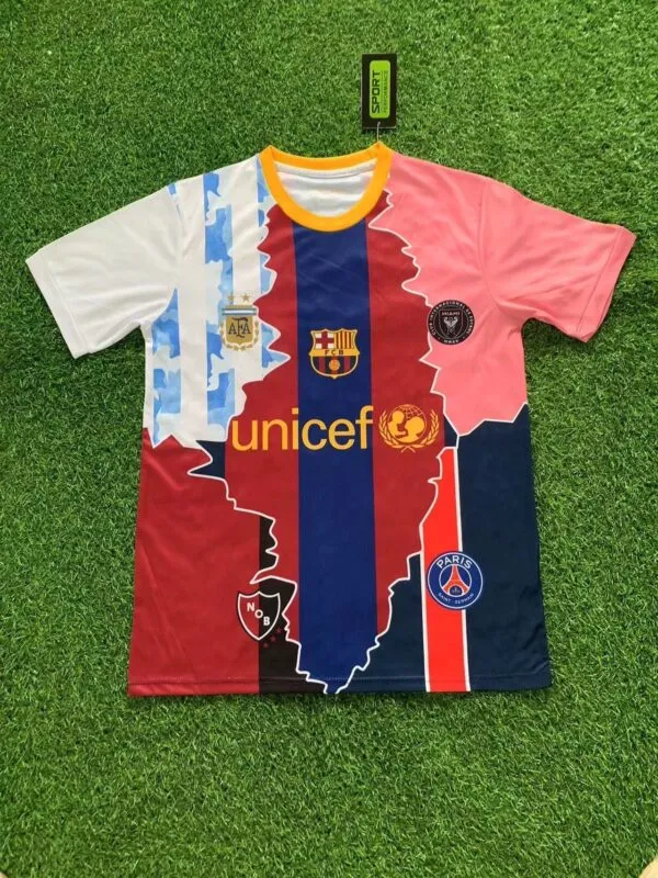 Lionel Messi GOAT Combo All Teams Special Jersey Trikot Maillot Soccer Shirt