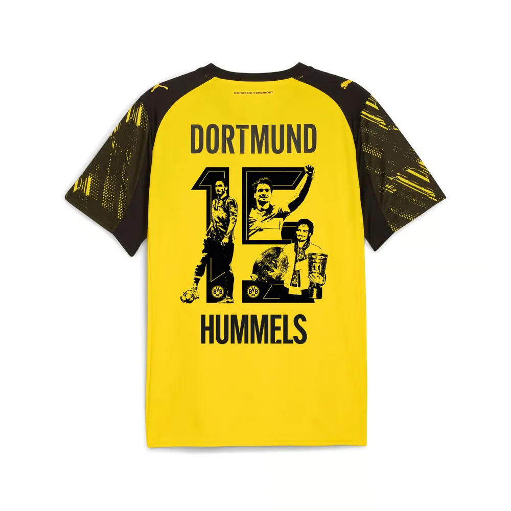 Men's BVB Borussia Dortmund 2025/26 Hummels First Team Shirt #15