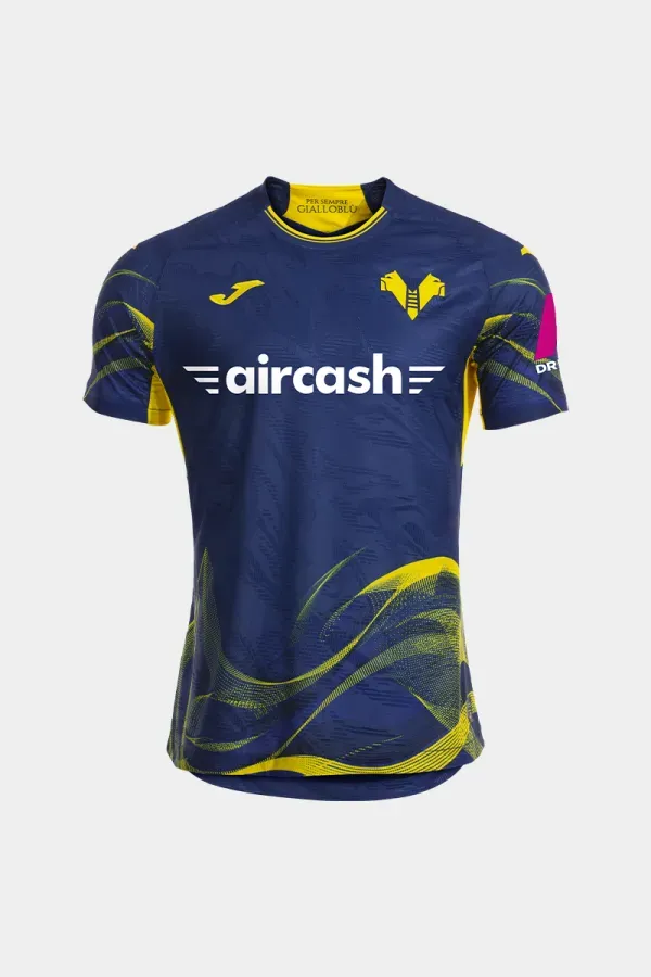 Men's Hellas Verona 2025/26 Home Sponsor Shirt