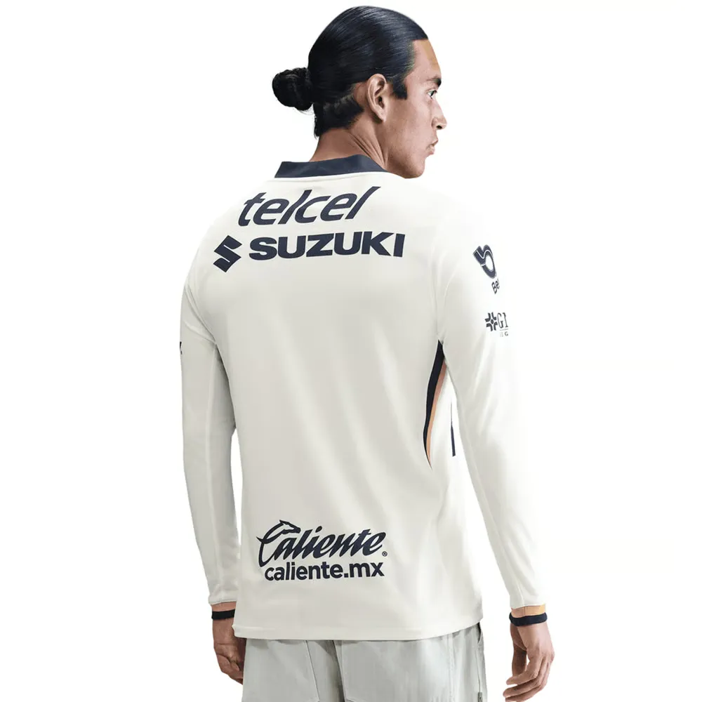 Men's Pumas UNAM 2025/26 Home Long Sleeve Shirt - Image 4