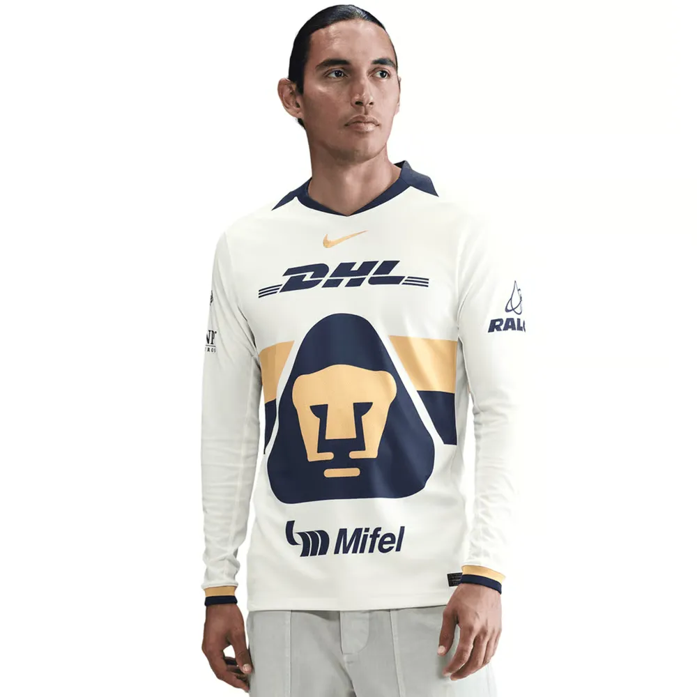 Men's Pumas UNAM 2025/26 Home Long Sleeve Shirt