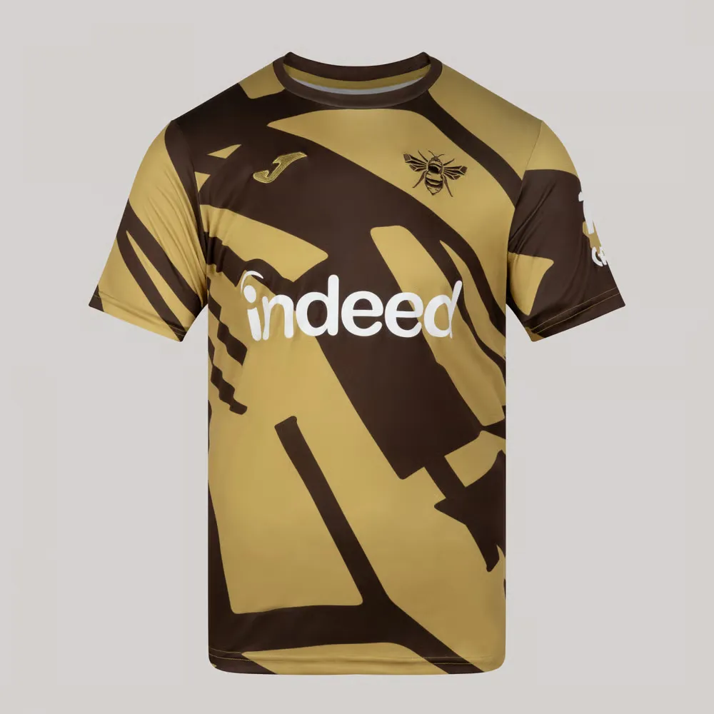 Kid's Brentford 2025/26 Third Pre Match Shirt - Brown