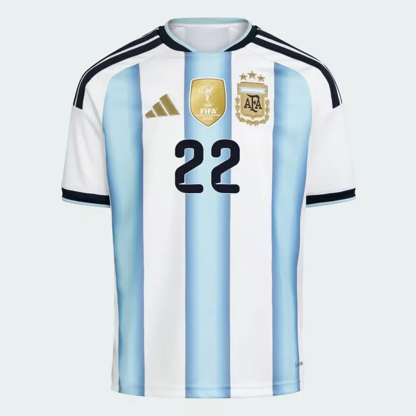 Women's Argentina 2026 Home Authentic World Cup Shirt L. MARTÍNEZ #22 - Image 2