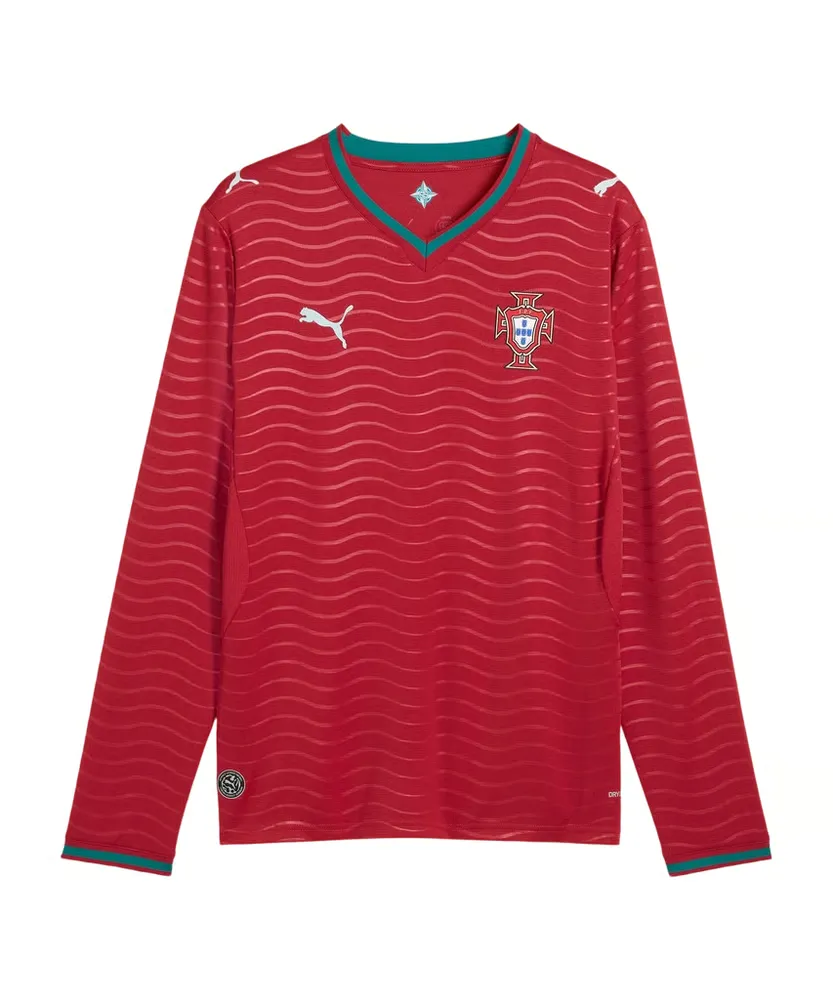 Men's Portugal 2026 Home World Cup Long Sleeve Shirt
