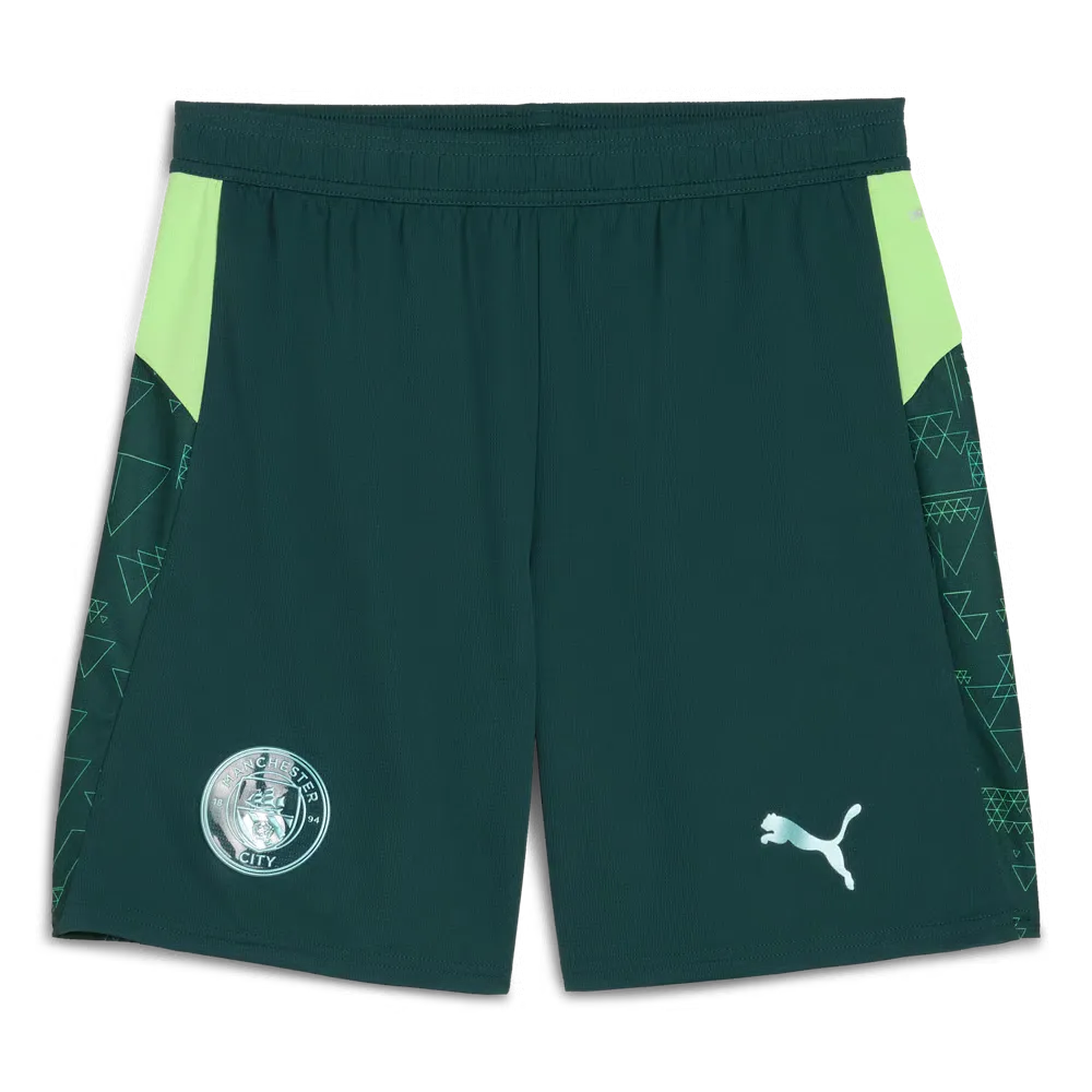Kid's Manchester City 2025/26 Third Football Shorts