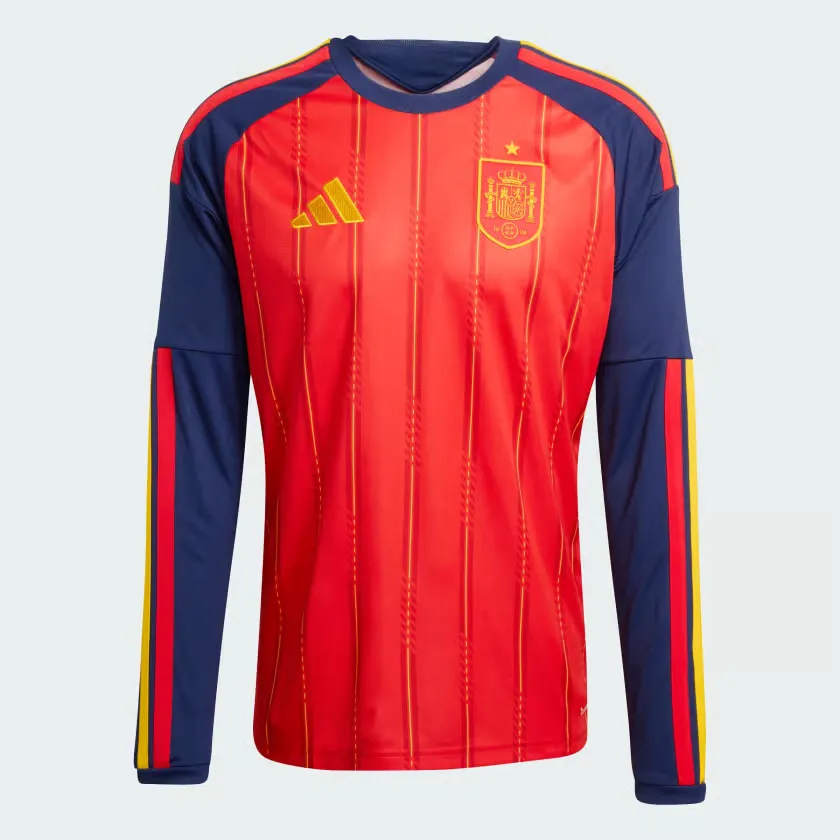 Women's Spain 2026 Home World Cup Long Sleeve Shirt