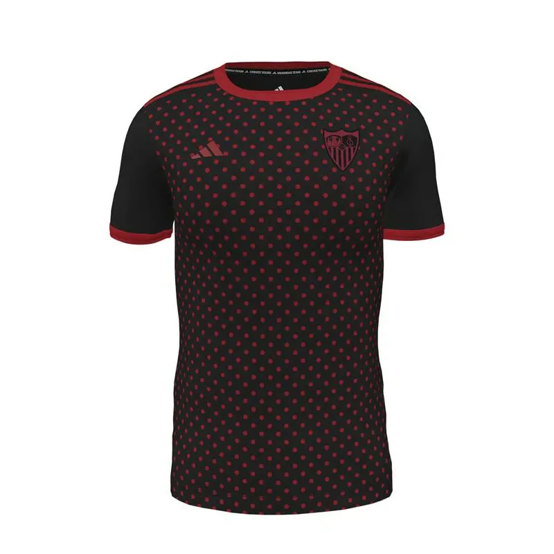 Men's Sevilla FC 2025/26 Third Pre Match Shirt - Black